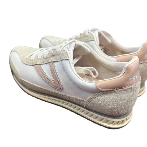 Tretorn Womens Sneakers Pink Multicolor Jogger Shoes Memory Foam Lace-Up Padded - Picture 3 of 6